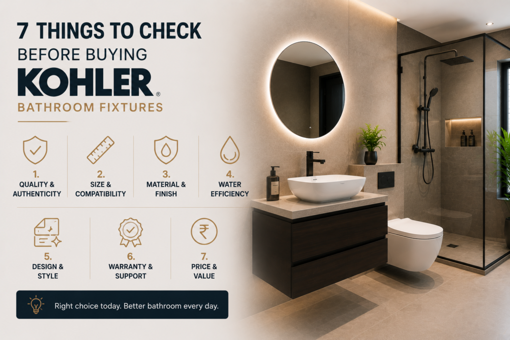 Things to Check Before Buying Kohler Bathroom Fixtures